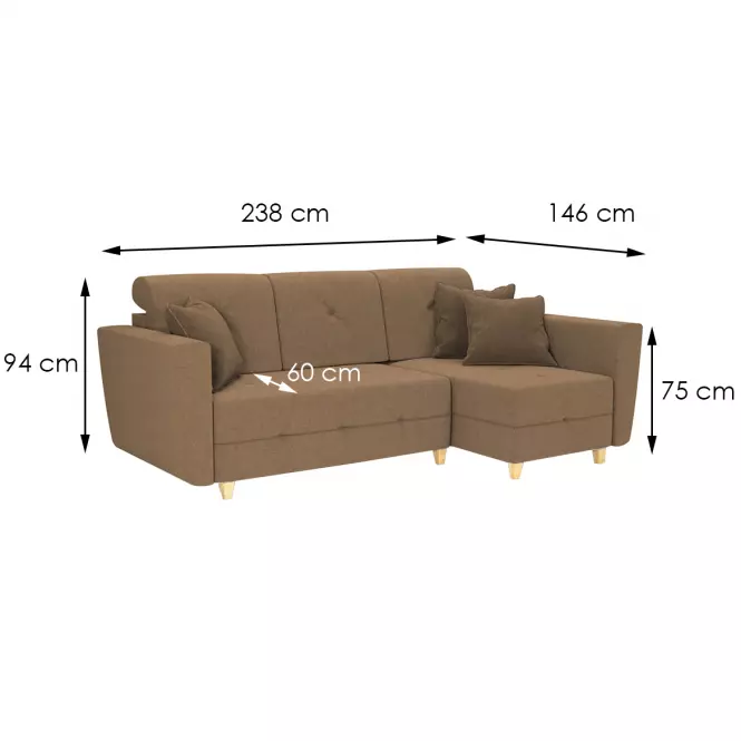Sarokgarnitúra szett Grey P Riviera 24