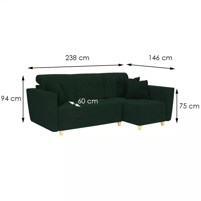 Sarokgarnitúra szett Grey P Riviera 38