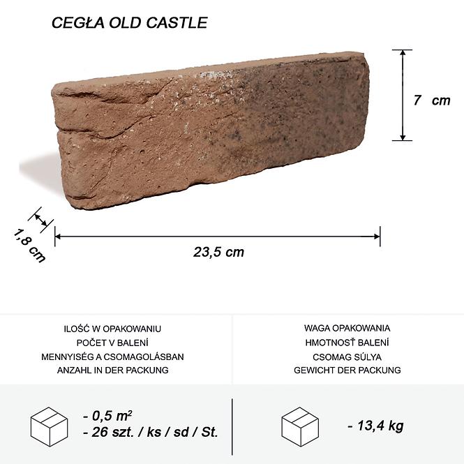Csempe dekoratív Old Castel,3