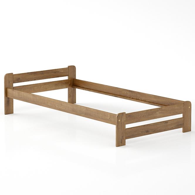 Ágy fenyő LK099–100x200 tölgy