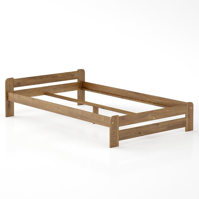 Ágy fenyő LK099–120x200 tölgy