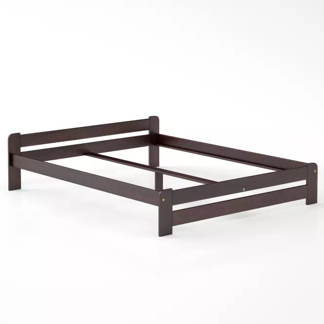 Ágy fenyő LK099–160x200 dió,3