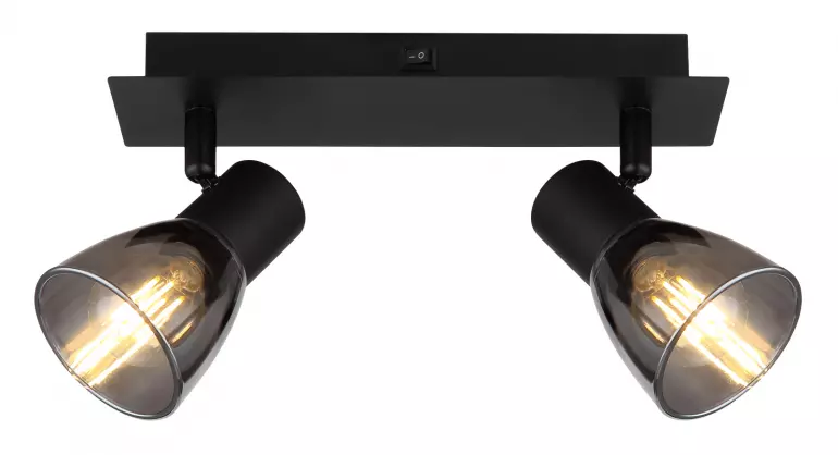 Csillár 54307-2 fekete MAT  LS2