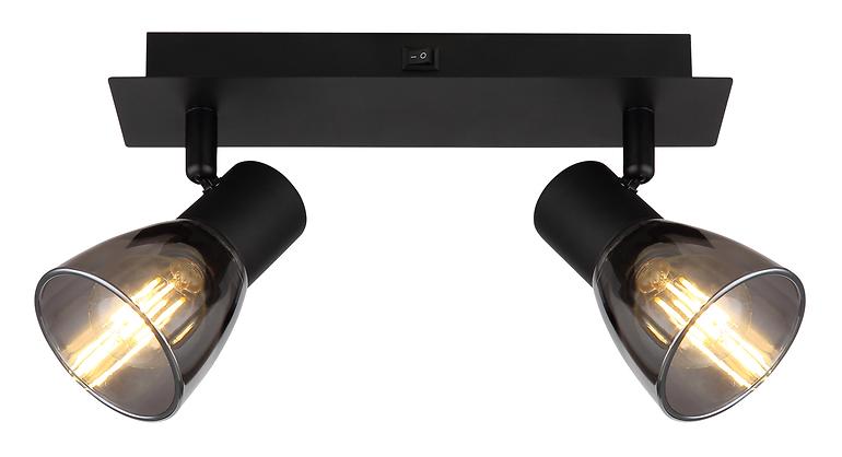 Csillár 54307-2 fekete MAT  LS2
