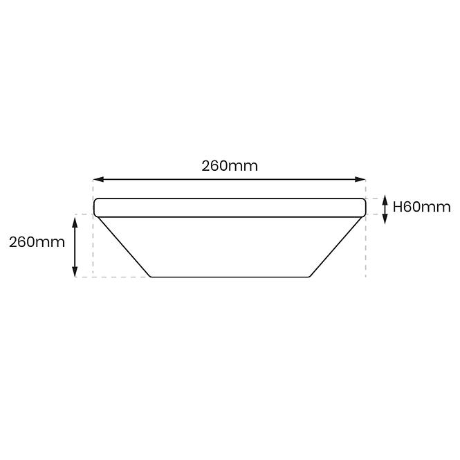 Mennyezet Reno Black EK77863 12W KW PL1