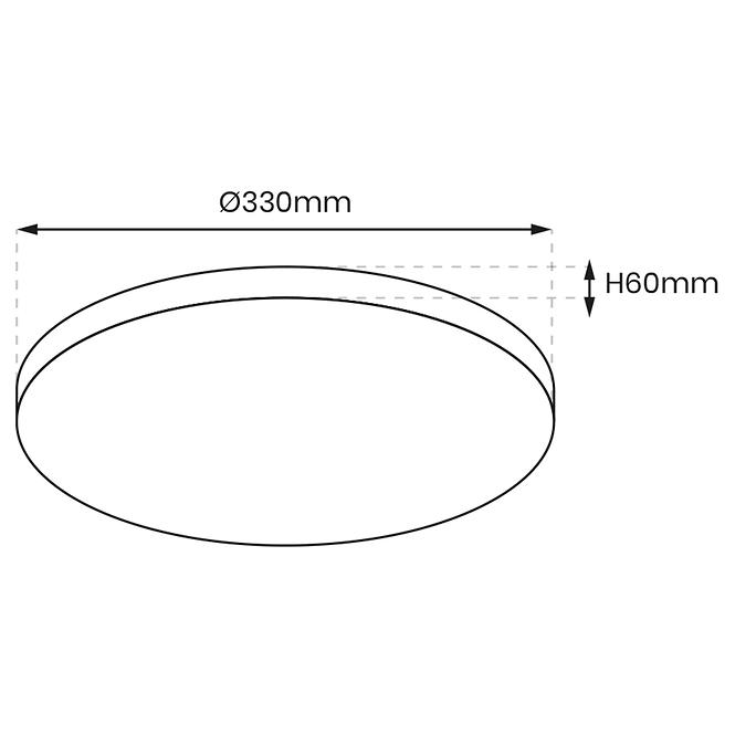 Mennyezet Olympia Gold EK77867 15W PL1,3