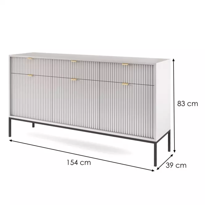 Komóde Nowa Ksz154 szürke