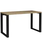 Íróasztal Max tölgyfa artisan/fekete