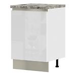 Konyhaszekrény Infinity R-60-1K/5 Crystal White