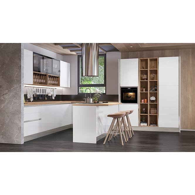 Konyhaszekrény Infinity R3-60-1K/5 Crystal White