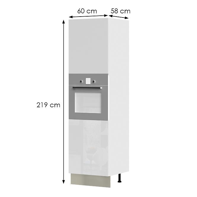 Konyhaszekrény Infinity K21-60-2KR/5 Crystal White