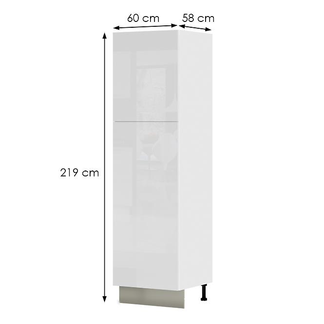 Konyhaszekrény Infinity K21-60-2KF/5 Crystal White