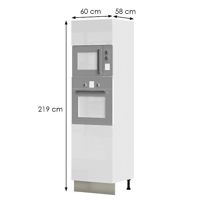Konyhaszekrény Infinity K21-60-RM/5 Crystal White