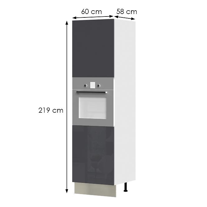 Konyhaszekrény Infinity K21-60-2KR/5 Anthracite