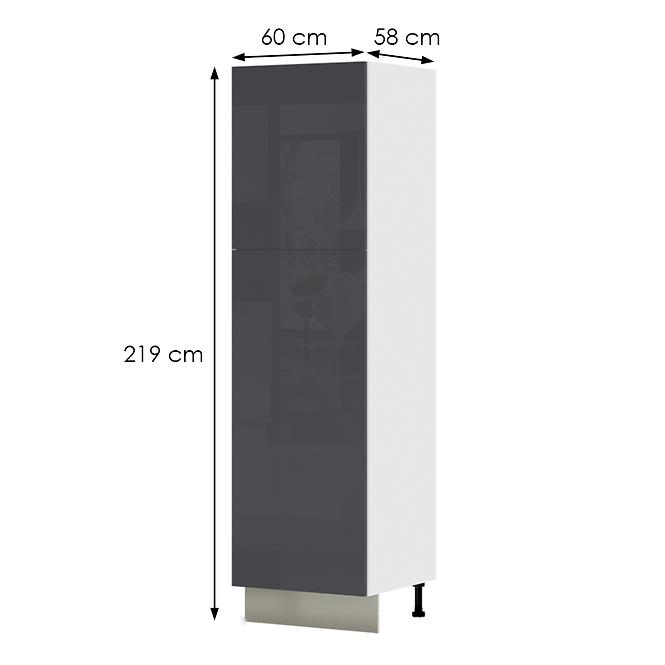 Konyhaszekrény Infinity K21-60-2KF/5 Anthracite