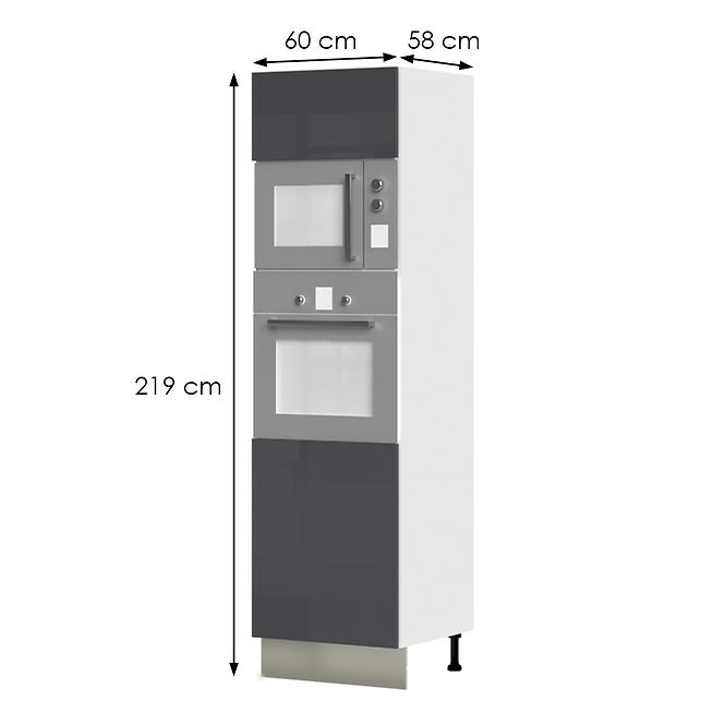Konyhaszekrény Infinity K21-60-RM/5 Anthracite
