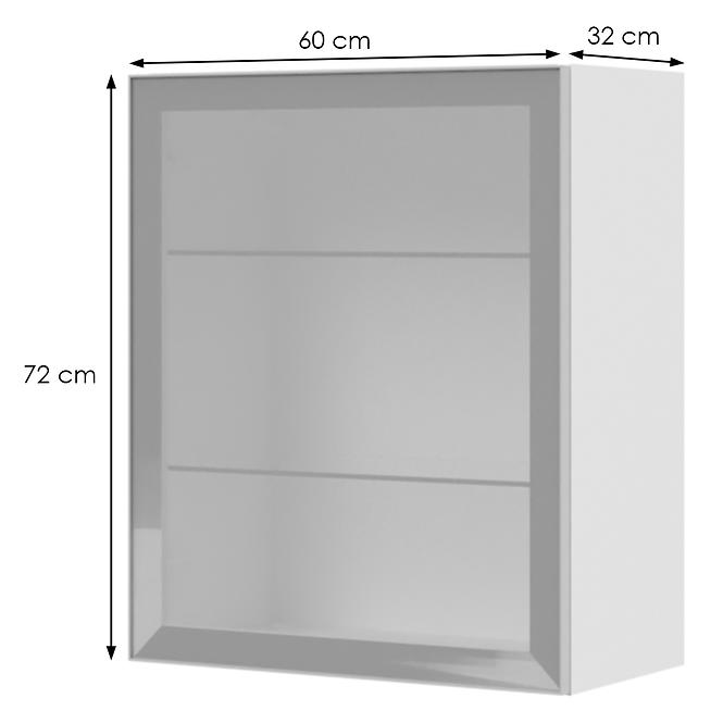 Konyhaszekrény Infinity V7-60-1AL/5 Crystal White