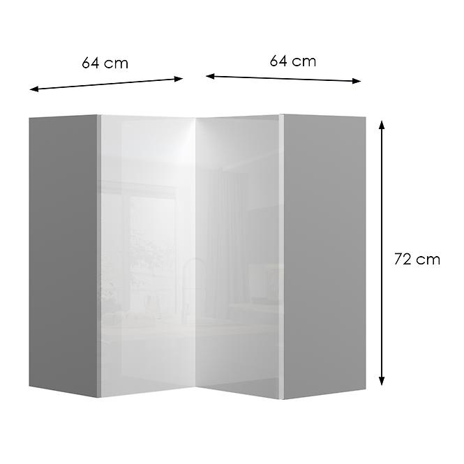 Konyhaszekrény Infinity V7-UG-2K/5 Crystal White