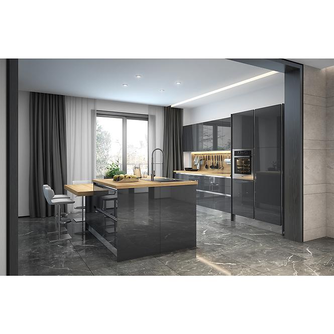Konyhaszekrény Infinity V3-60-1K/5 Anthracite