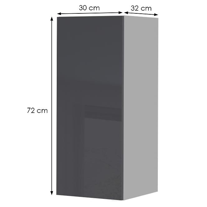 Konyhaszekrény Infinity V7-30-1K/5 Anthracite