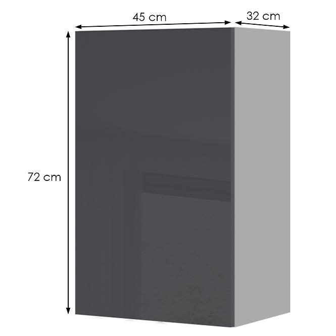 Konyhaszekrény Infinity V7-45-1K/5 Anthracite
