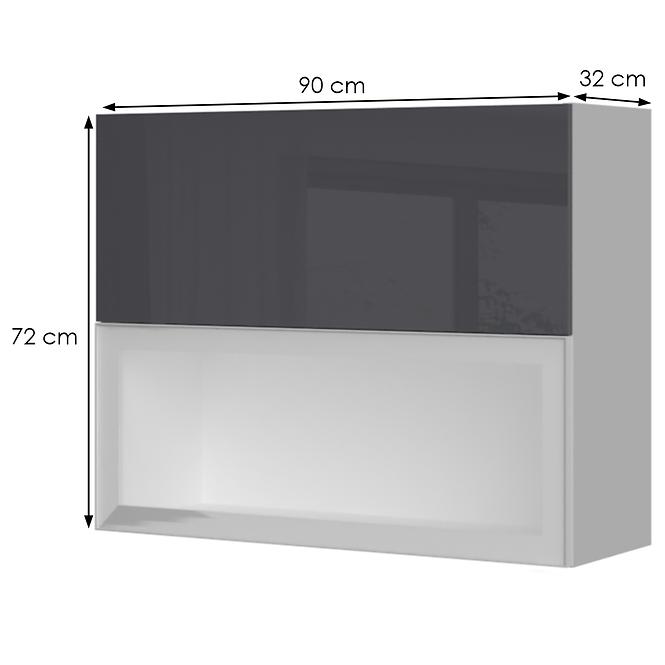 Konyhaszekrény Infinity V7-90-1KALP/5 Anthracite