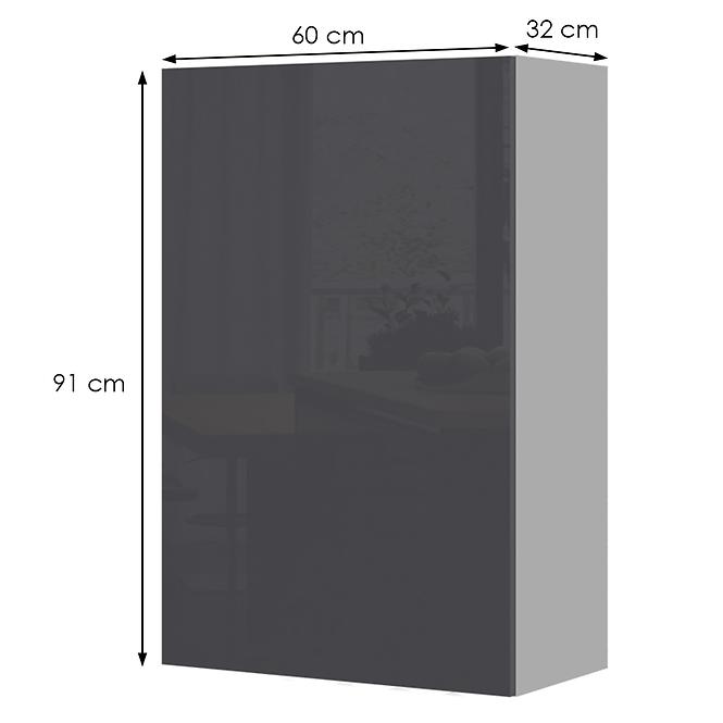 Konyhaszekrény Infinity V9-60-1K/5 Anthracite