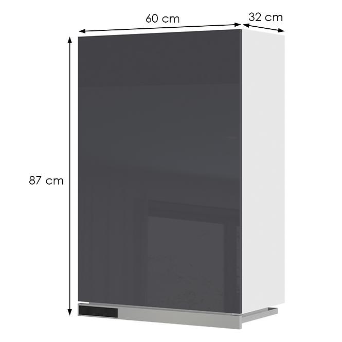 Konyhaszekrény Infinity A9-60-1KU/5 Anthracite