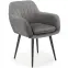 Szék K429 Velvet/Fém szürke