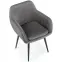 Szék K429 Velvet/Fém szürke,4