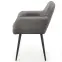 Szék K429 Velvet/Fém szürke,7