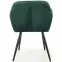 Szék K429 Velvet/Fém Sötétzöld,5