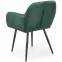 Szék K429 Velvet/Fém Sötétzöld,6