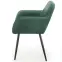 Szék K429 Velvet/Fém Sötétzöld,7