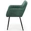 Szék K429 Velvet/Fém Sötétzöld,7