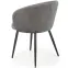 Szék K430 Velvet/Fém szürke,4