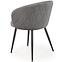 Szék K430 Velvet/Fém szürke,4