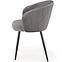 Szék K430 Velvet/Fém szürke,5