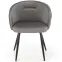 Szék K430 Velvet/Fém szürke,6