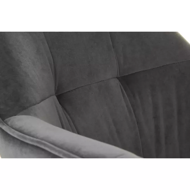 Szék K377 Velvet/Fém szürke