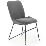 Szék K454 Velvet/Fém szürke