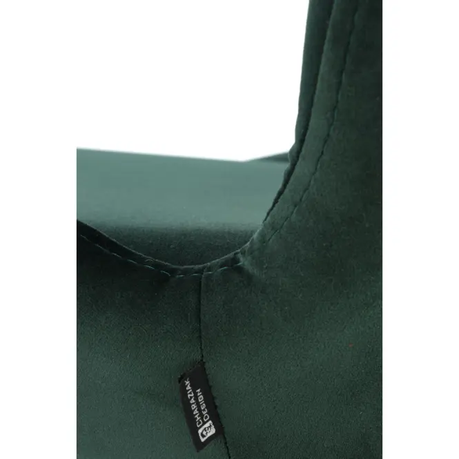 Szék K454 Velvet/Fém Sötétzöld,4