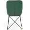 Szék K454 Velvet/Fém Sötétzöld,7