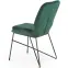 Szék K454 Velvet/Fém Sötétzöld,8