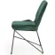 Szék K454 Velvet/Fém Sötétzöld,9