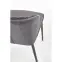 Szék K399 Velvet/Fém szürke,7