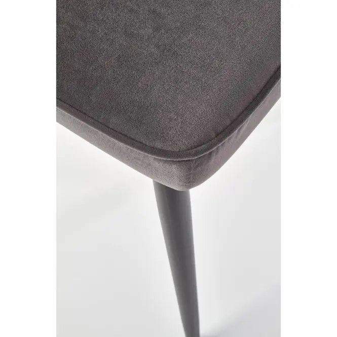 Szék K399 Velvet/Fém szürke,8