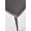 Szék K399 Velvet/Fém szürke,8