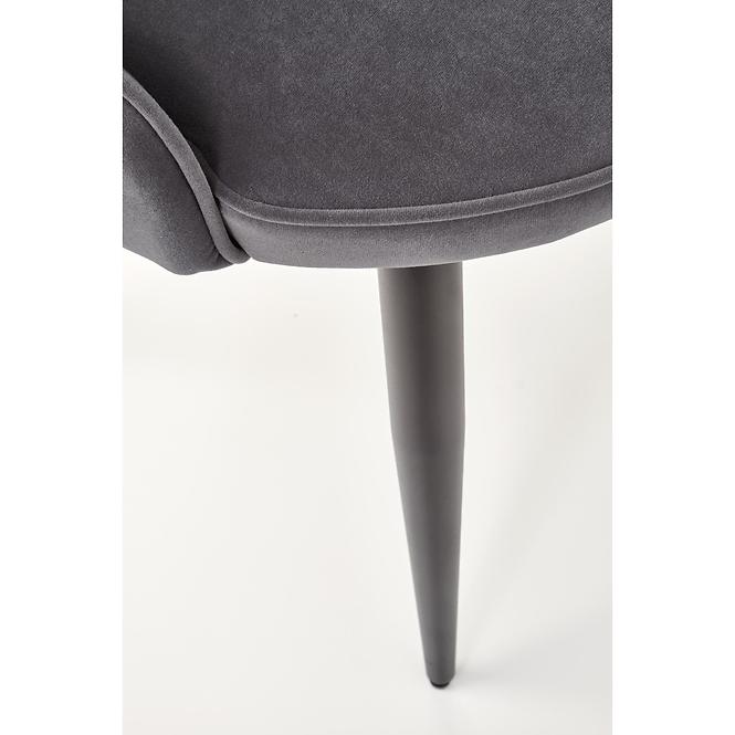 Szék K366 Velvet/Fém szürke