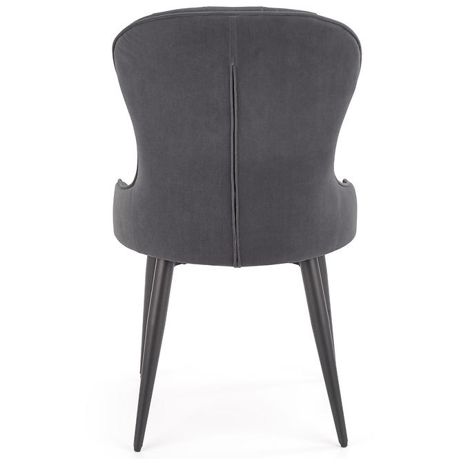Szék K366 Velvet/Fém szürke